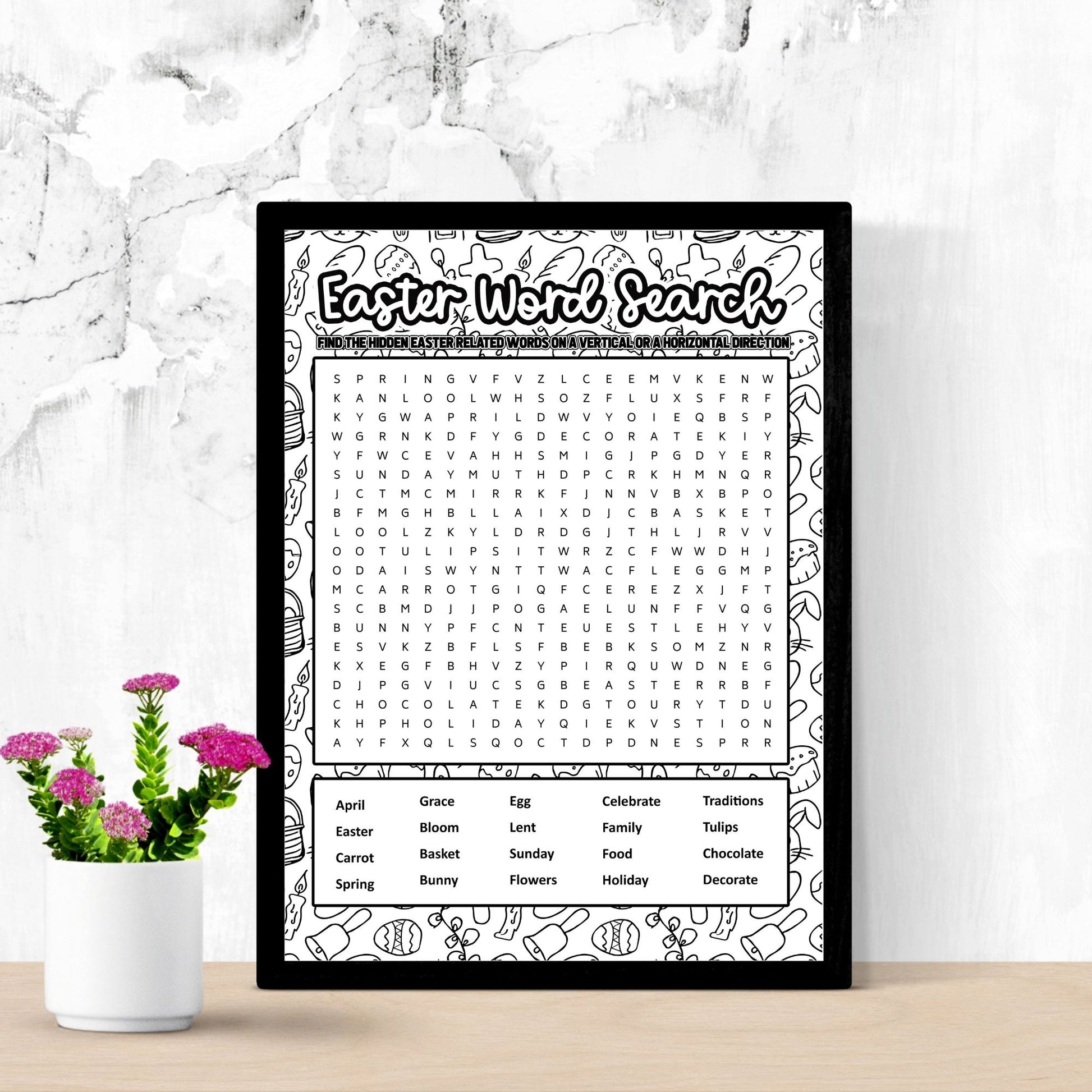 Easter Word Search Game Printable