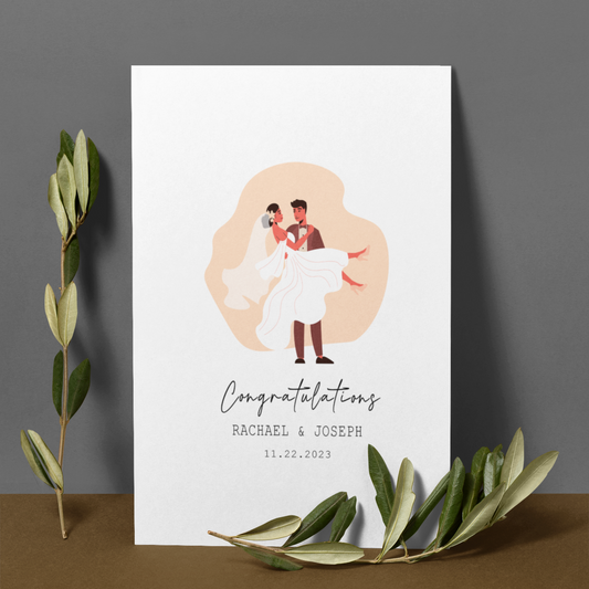 Congratulations Wedding Greeting Card