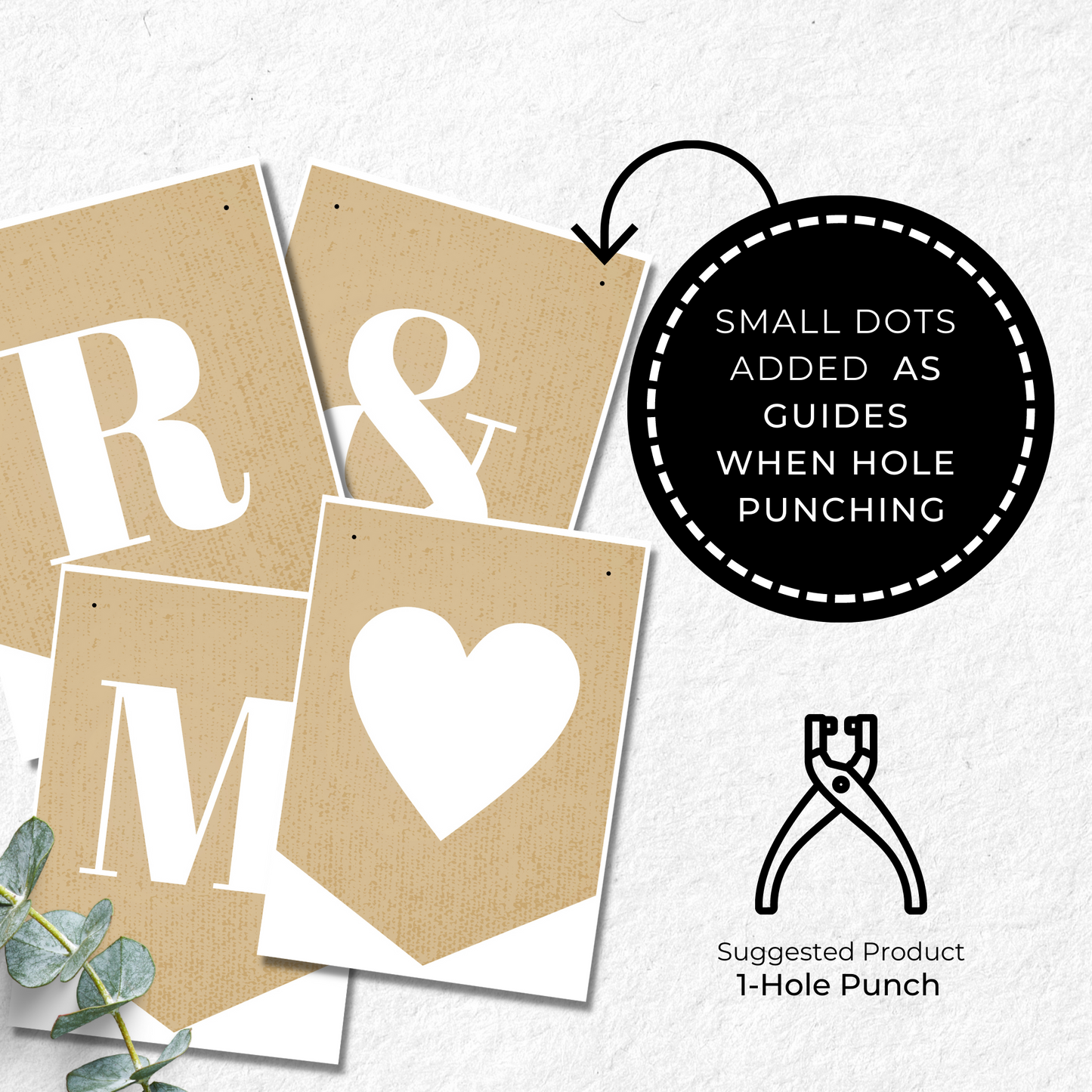 Mr and Mrs Bunting for Wedding Printable