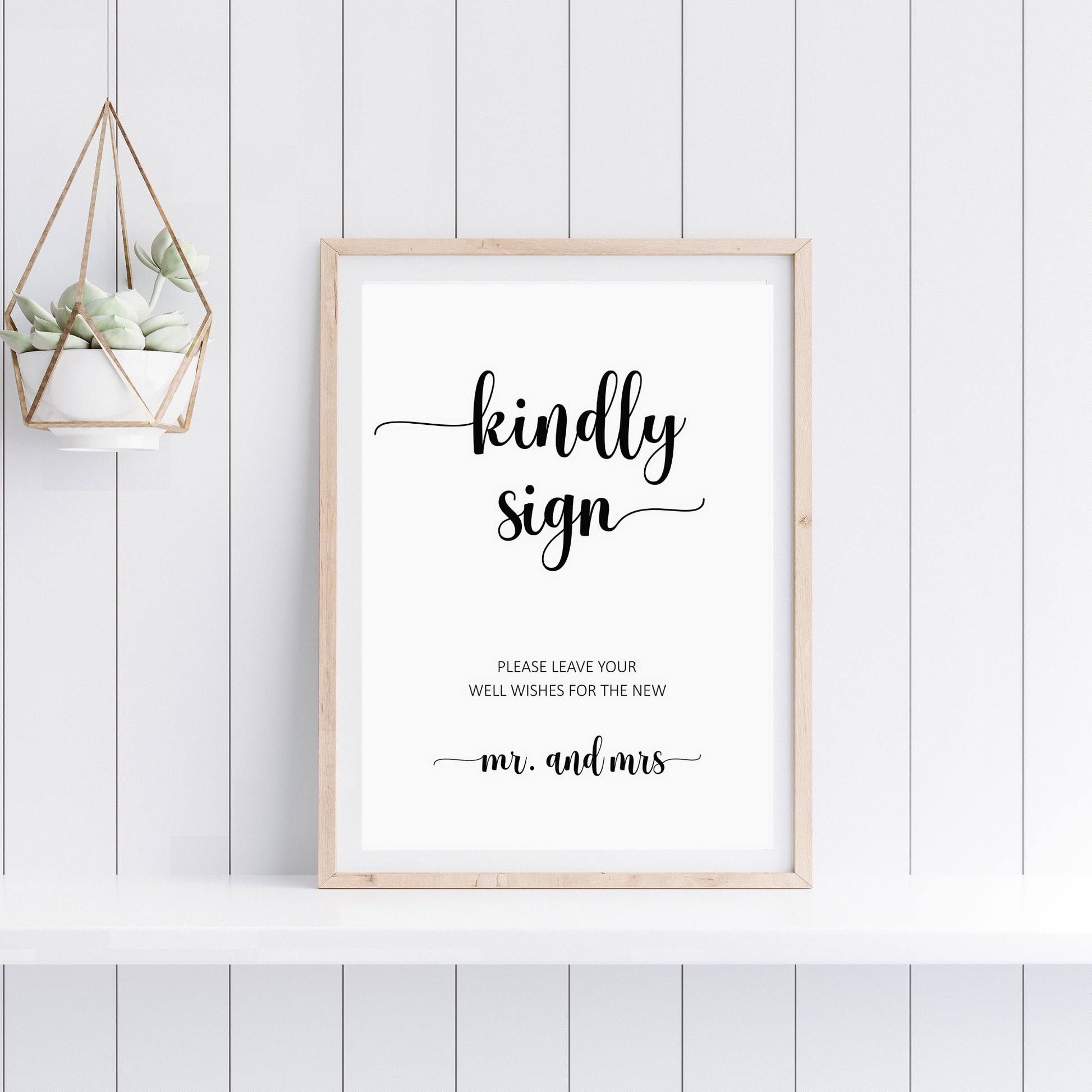 Kindly Sign our Guestbook Printable Sign