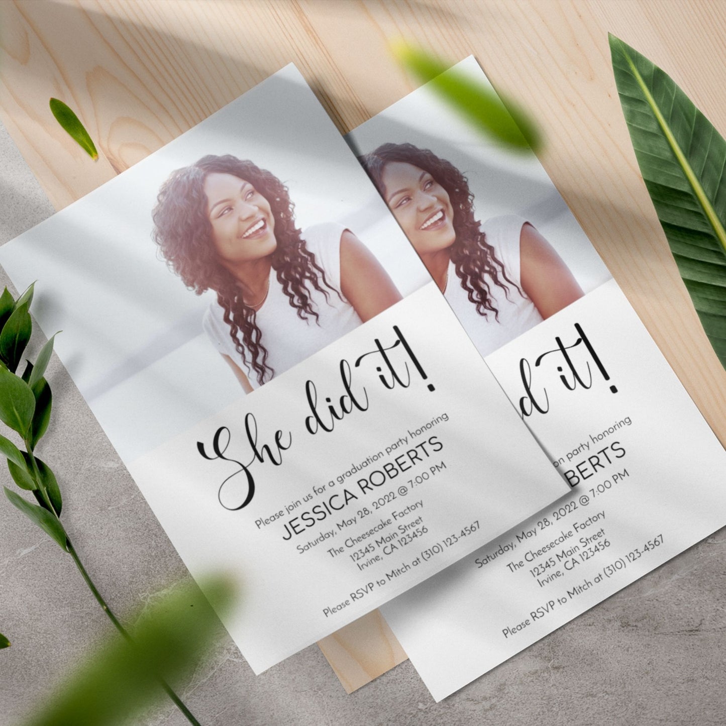 Class of 2023 Graduation Invitation Template