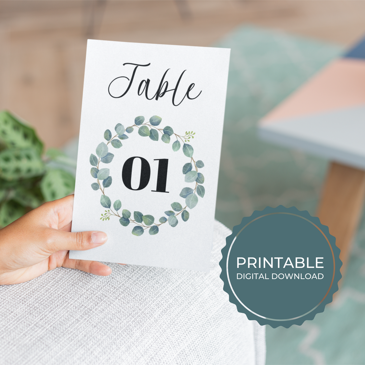 Table Numbers 1-25 Printable – Droo & Aya