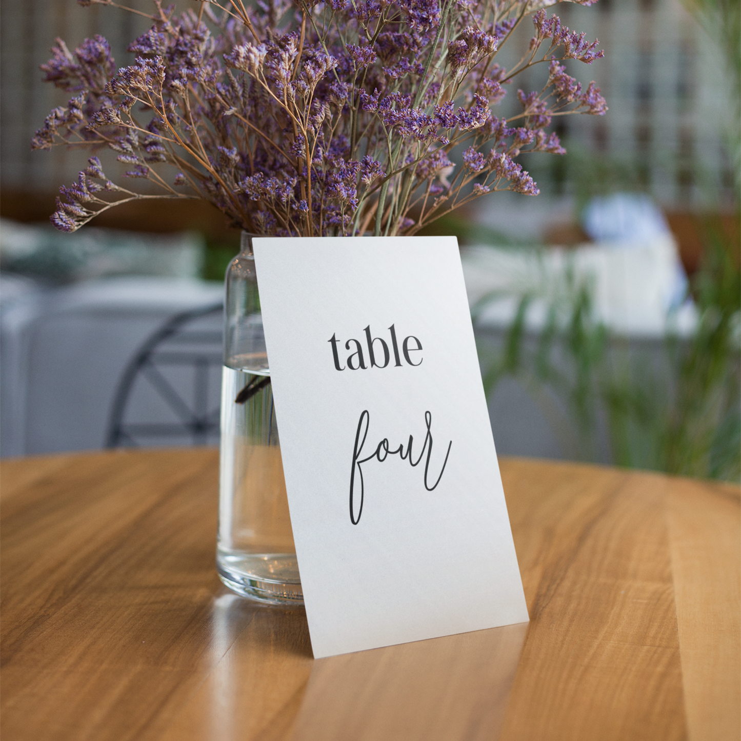 Wedding Table Numbers Printable - Table 1-20