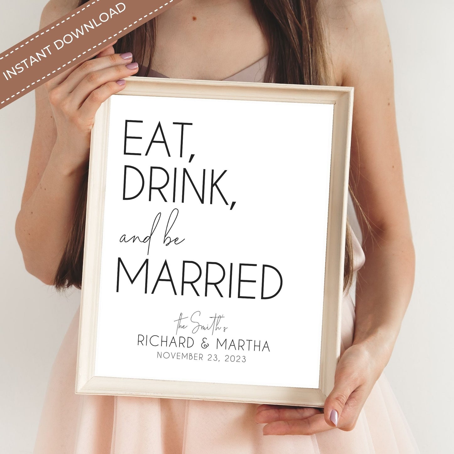 Eat, Drink, and Married Template 